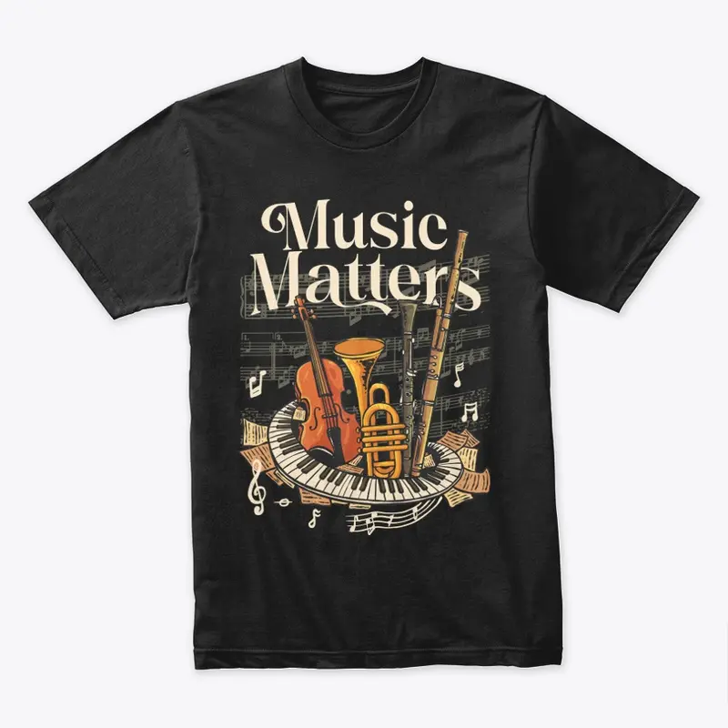 Men's Musical Instrument T-shirt