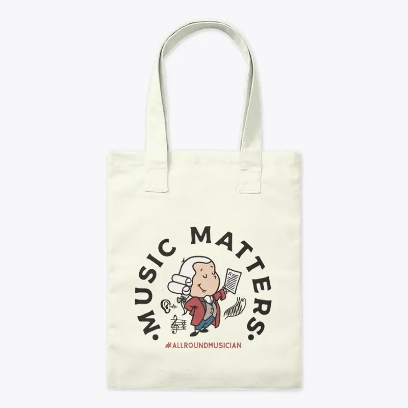 Music Book Tote Bag